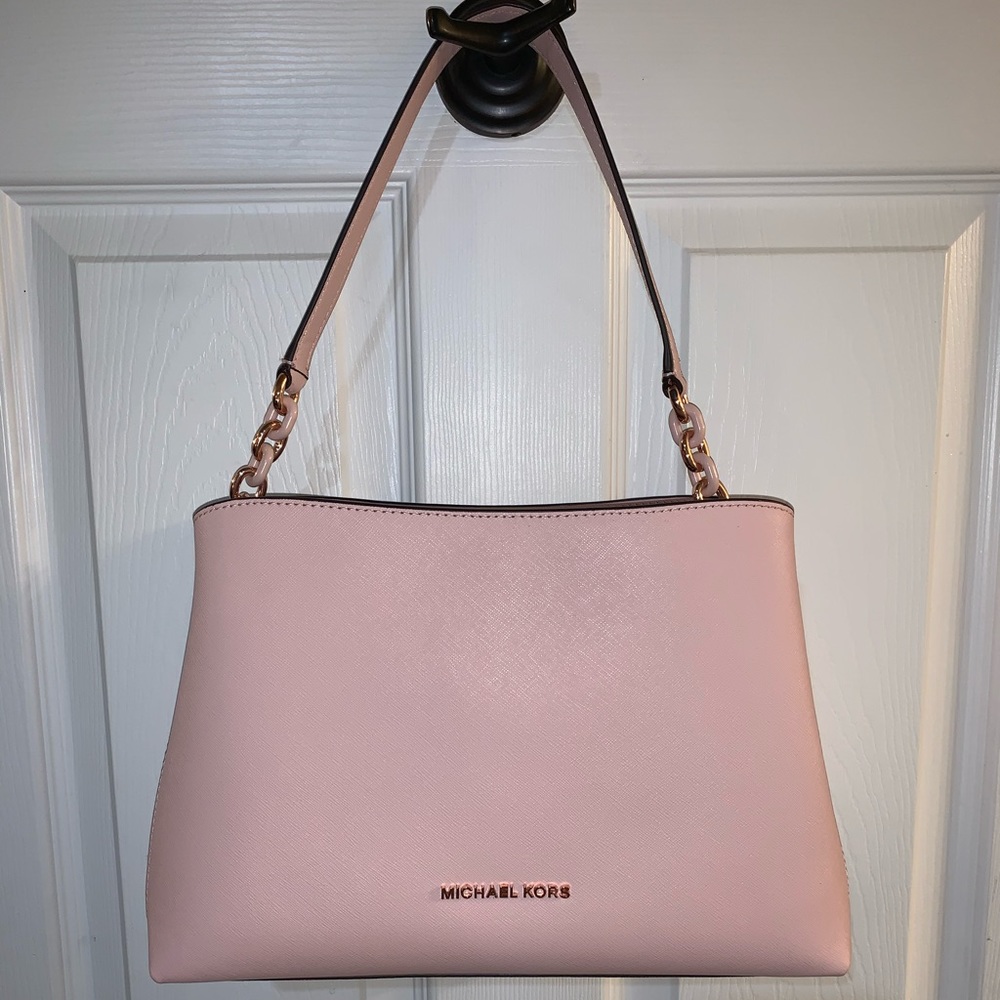 Brand New Michael Kors Sofia Large Leather Satchel